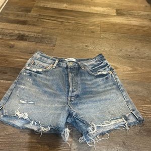 Agolde Dee Denim Shorts Size 27